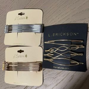 L. Erickson hair barrettes hair pin 16 units